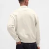 Oversized polosweatshirt voor volwassenen van zwaar fleece