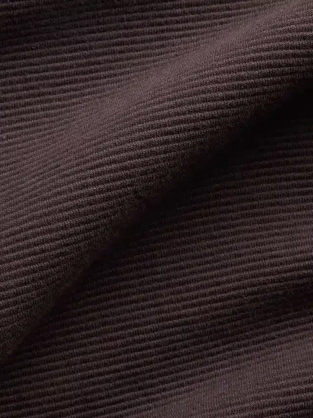 Oversized pullover van gestructureerd katoen met halve rits