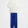 Oversized pyjama-joggerset voor kinderen met Superman-motief, gemaakt van gerecycled materiaal