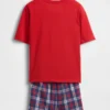 Oversized pyjama-set met korte broeken voor kinderen van gerecycled materiaal