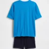 Oversized pyjama-set met korte broeken voor kinderen van gerecycled materiaal