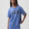 Oversized pyjamashirt met Nap-logo