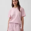 Oversized pyjamashirt met Nap-logo