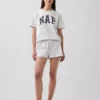Oversized pyjamashirt met Nap-logo