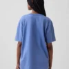 Oversized pyjamashirt met Nap-logo