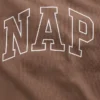 Oversized pyjamashirt met Nap-logo