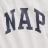 Oversized pyjamashirt met Nap-logo