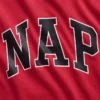 Oversized pyjamashirt met Nap-logo