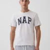 Oversized pyjamashirt met Nap-logo