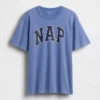 Oversized pyjamashirt met Nap-logo