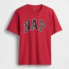 Oversized pyjamashirt met Nap-logo