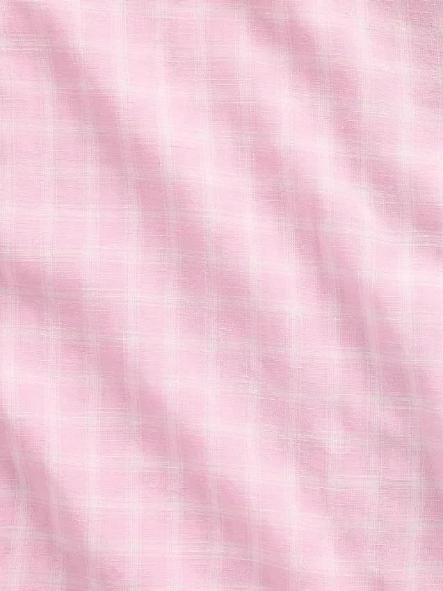 Oversized pyjamashirt van gekreukte gaasstof
