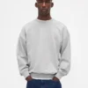 Oversized sweatshirt voor volwassenen van zwaar materiaal