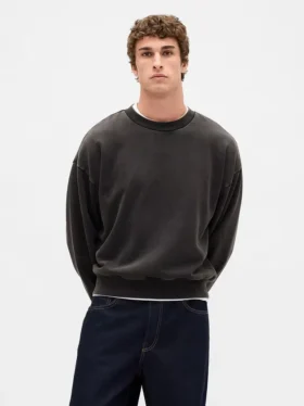 Oversized sweatshirt voor volwassenen van zwaar materiaal