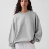 Oversized sweatshirt voor volwassenen van zwaar materiaal