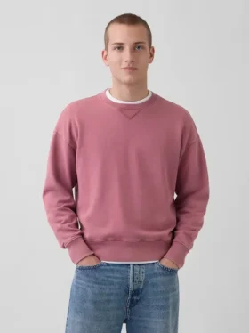 Oversized sweatshirt voor volwassenen van zware French Terry