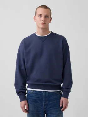 Oversized sweatshirt voor volwassenen van zware French Terry