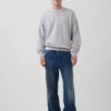 Oversized sweatshirt voor volwassenen van zware French Terry