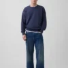 Oversized sweatshirt voor volwassenen van zware French Terry