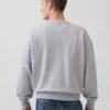 Oversized sweatshirt voor volwassenen van zware French Terry