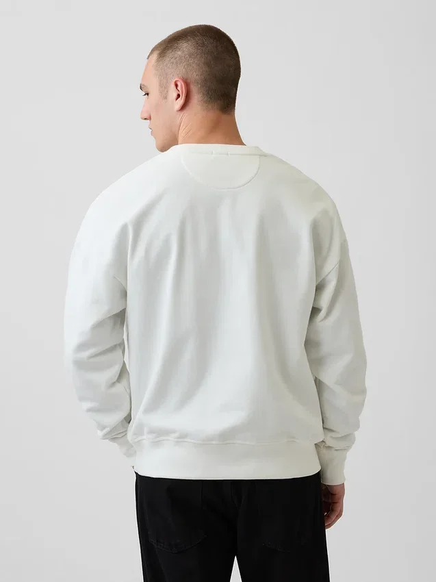 Oversized sweatshirt voor volwassenen van zware French Terry