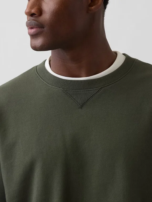 Oversized sweatshirt voor volwassenen van zware French Terry