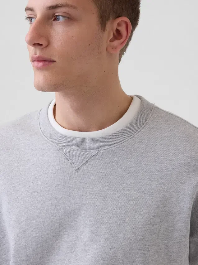 Oversized sweatshirt voor volwassenen van zware French Terry