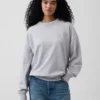 Oversized sweatshirt voor volwassenen van zware French Terry