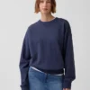 Oversized sweatshirt voor volwassenen van zware French Terry