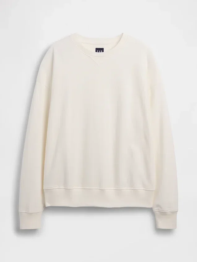 Oversized sweatshirt voor volwassenen van zware French Terry