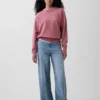 Oversized sweatshirt voor volwassenen van zware French Terry