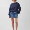 Oversized sweatshirt voor volwassenen van zware French Terry