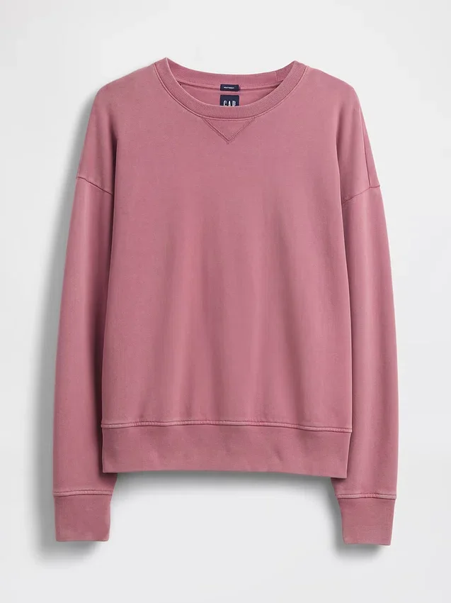 Oversized sweatshirt voor volwassenen van zware French Terry