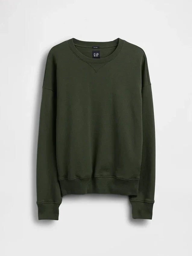 Oversized sweatshirt voor volwassenen van zware French Terry