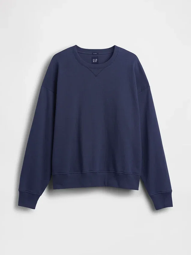 Oversized sweatshirt voor volwassenen van zware French Terry