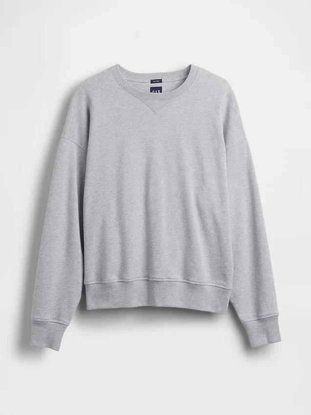 Oversized sweatshirt voor volwassenen van zware French Terry