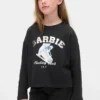 Oversized T-shirt met Barbie-print voor kinderen