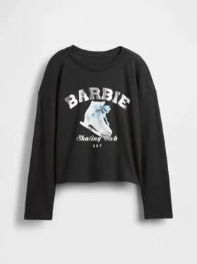 Oversized T-shirt met Barbie-print voor kinderen