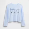 Oversized T-shirt met Barbie-print voor kinderen