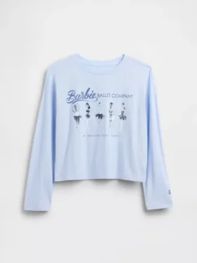 Oversized T-shirt met Barbie-print voor kinderen