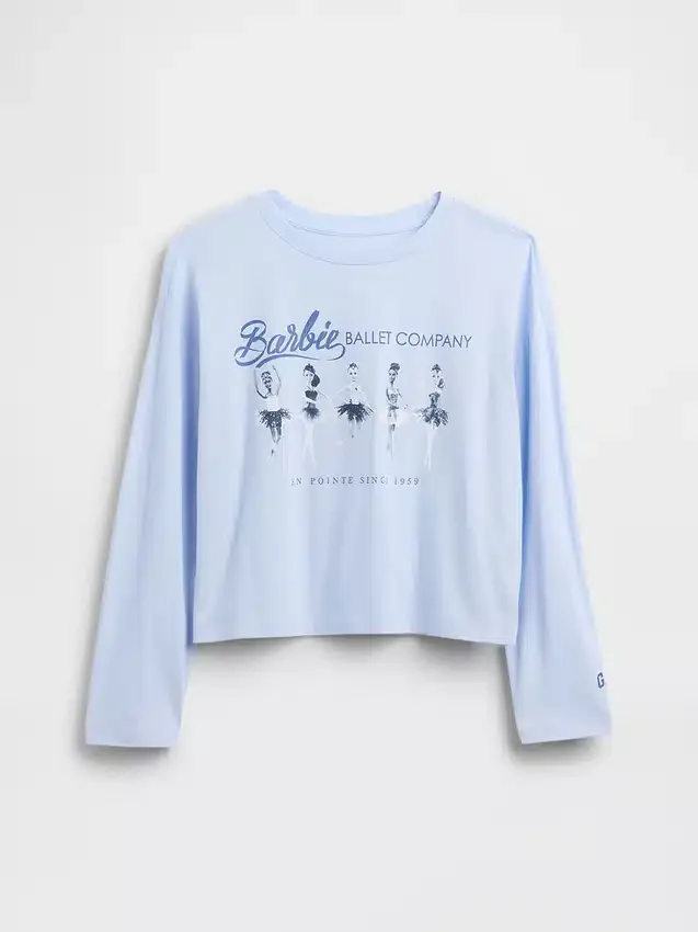 Oversized T-shirt met Barbie-print voor kinderen