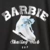 Oversized T-shirt met Barbie-print voor kinderen