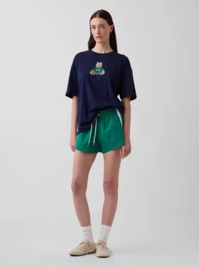 Oversized T-shirt met Brannan Bear-logo