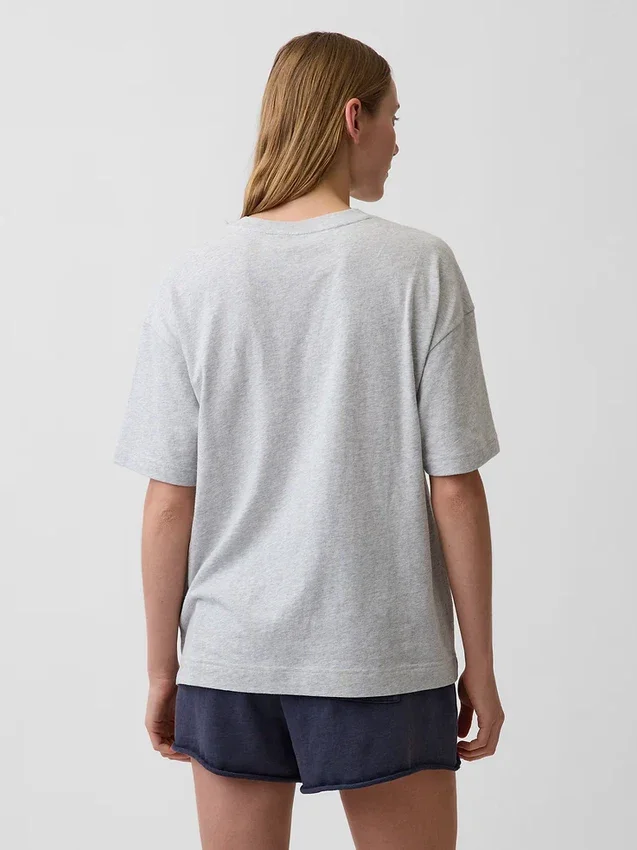 Oversized T-shirt met Brannan Bear-logo