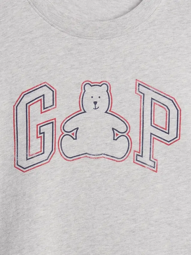 Oversized T-shirt met Brannan Bear-logo