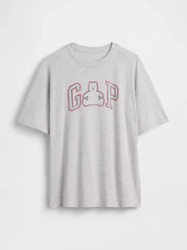 Oversized T-shirt met Brannan Bear-logo