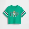 Oversized T-shirt met Brannan Bear-varsity-afbeelding en logo voor Baby & Peuter