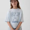 Oversized T-shirt met grafisch logo voor kinderen