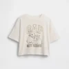 Oversized T-shirt met grafisch logo voor kinderen