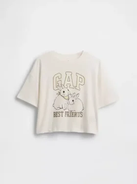 Oversized T-shirt met grafisch logo voor kinderen